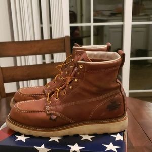 Thorogood Moc Toe Wedge Soft Toe Boots